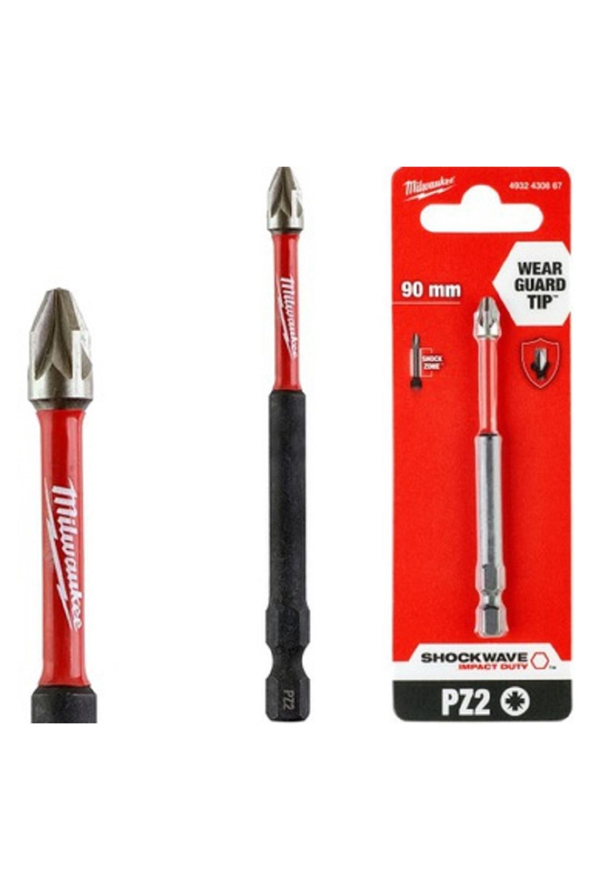 BİTS UÇ PZ2 90mm. 1Lİ PKT SHOCKWAVE