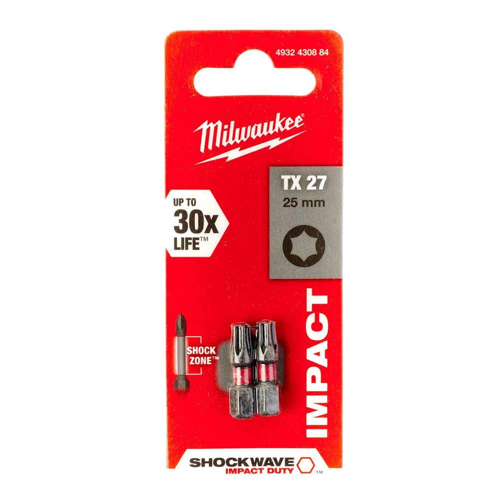 BİTS UÇ TX 27 25mm 2Lİ PKT SHOCKWAVE