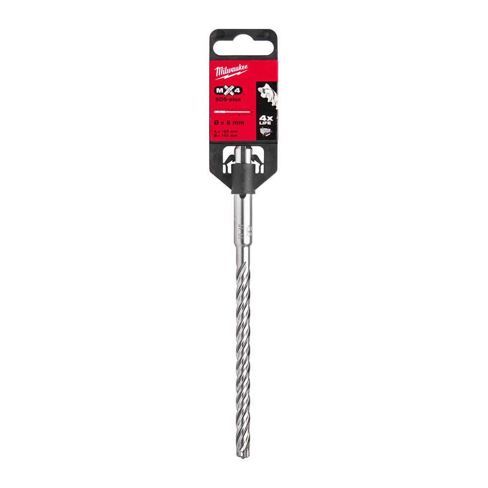 SDS-PLUS 8x165 MATKAP UCU MX4 SERİ 4 ELMAS