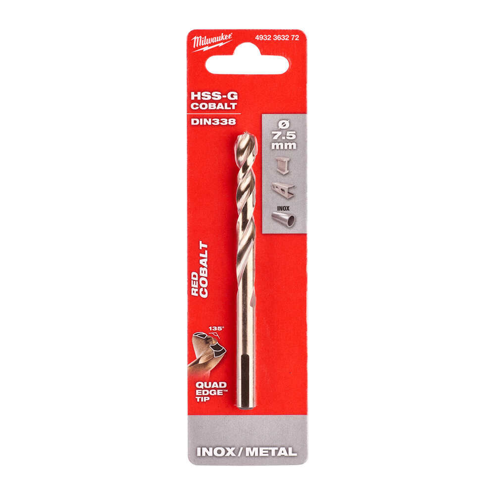 METAL MATKAP UCU HSS-G CO. (ALTIN SERİ) 7,5x109mm