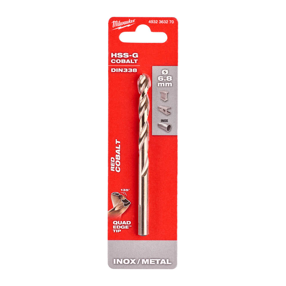 METAL MATKAP UCU HSS-G CO. (ALTIN SERİ) 6,8x109mm