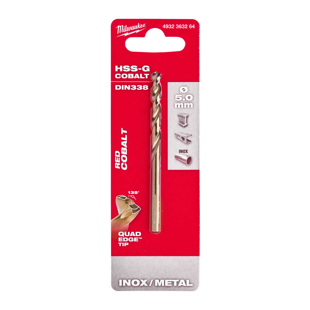 METAL MATKAP UCU HSS-G CO. (ALTIN SERİ) 5x86mm