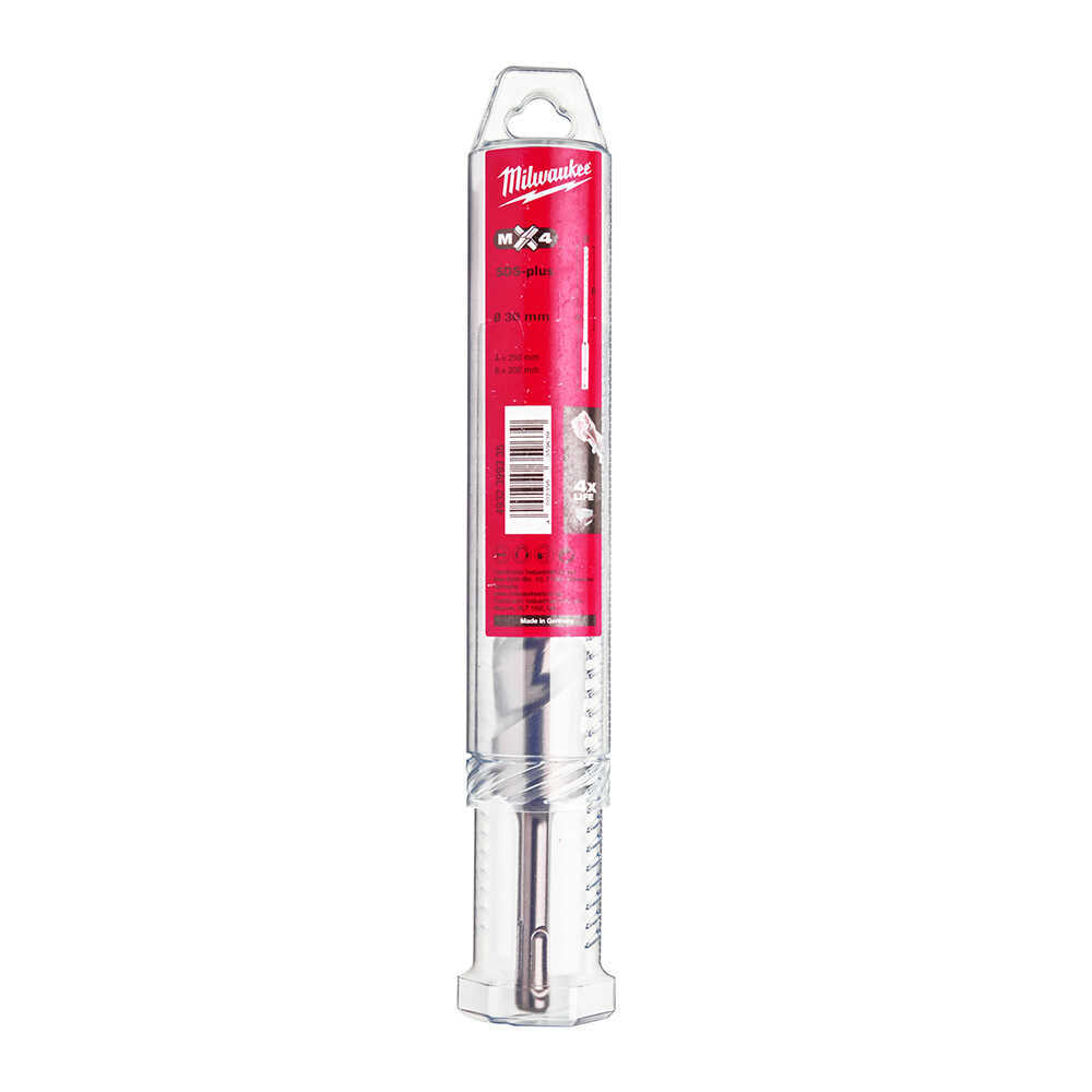 SDS-PLUS 30x250 MATKAP UCU MX4 SERİ 4 ELMAS