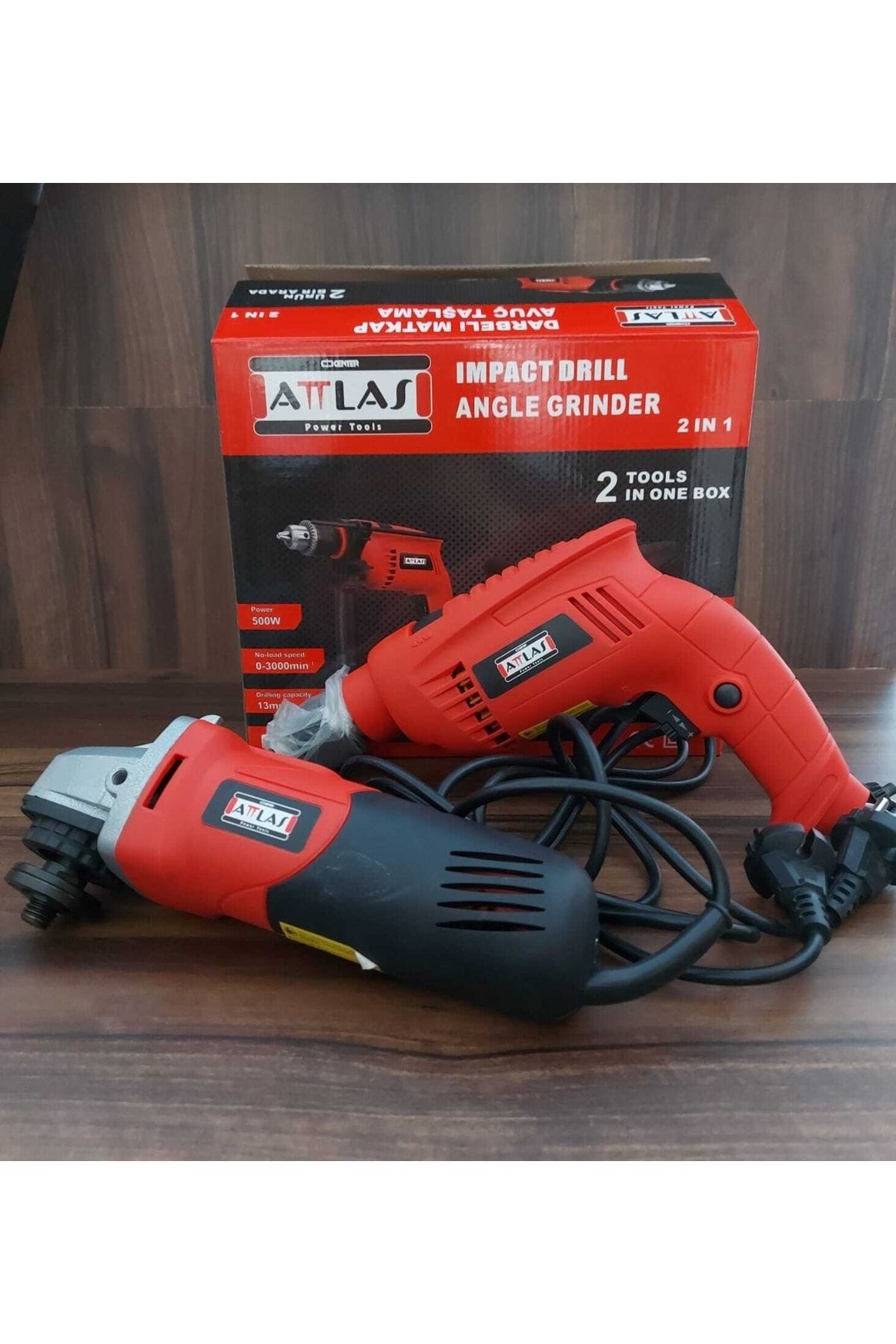2 IN 1 2 Lİ SET (MATKAP + TASLAMA)