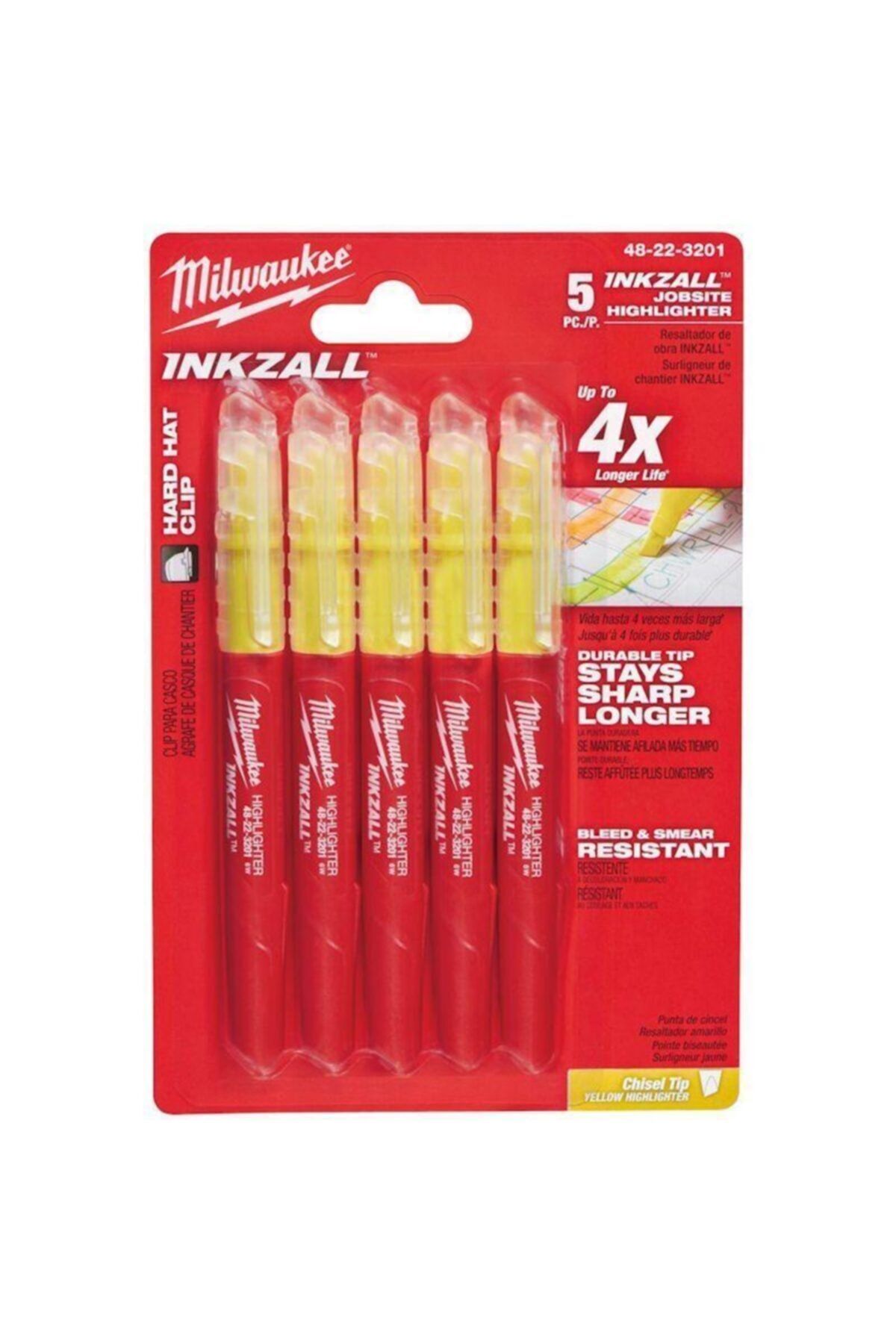 MARKER KALEM SARI 5Lİ PKT