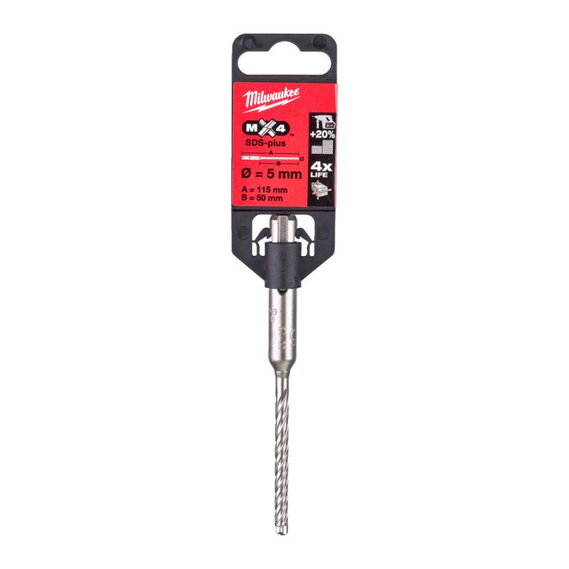 SDS-PLUS 5x115 MATKAP UCU MX4 SERİ 4 ELMAS