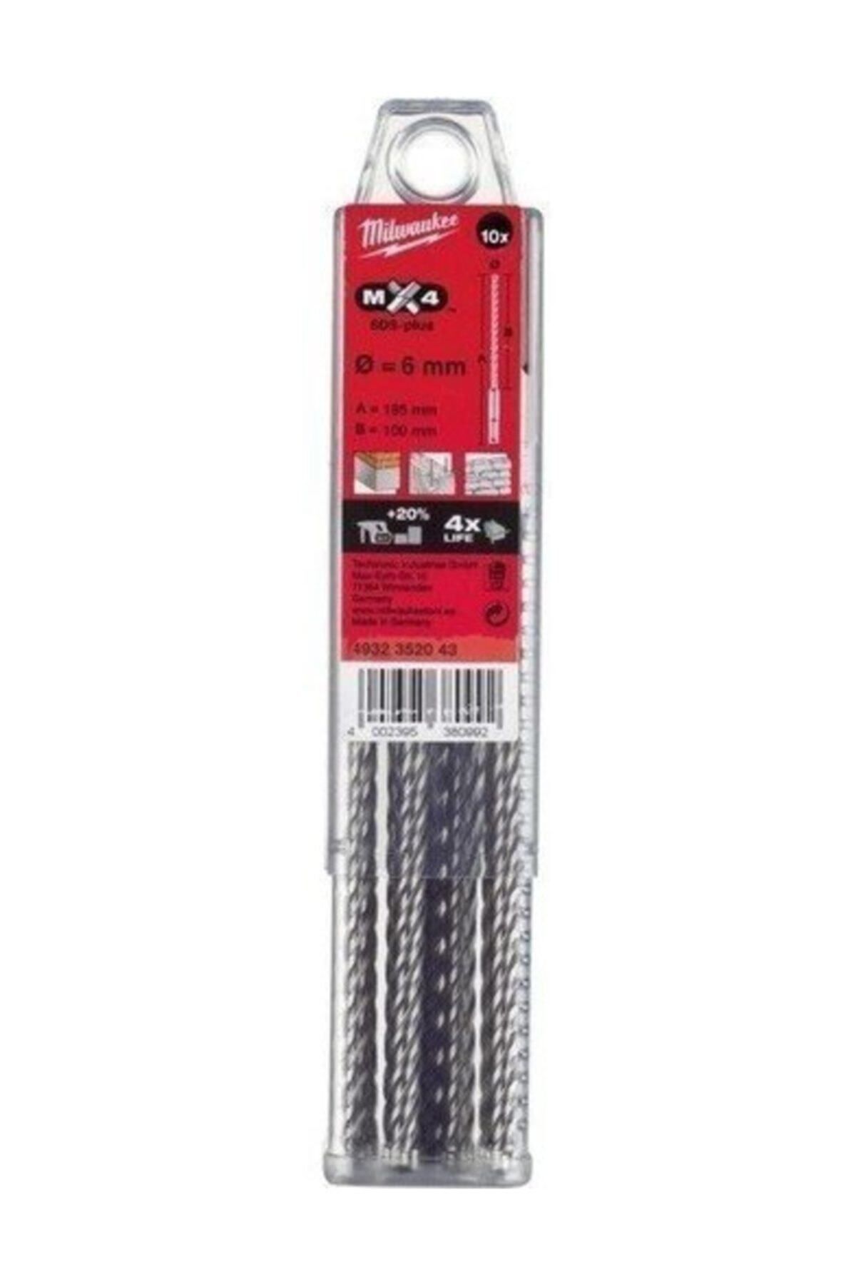 SDS-PLUS 5x115 MATKAP UCU MX4 SERİ 10LU PKT