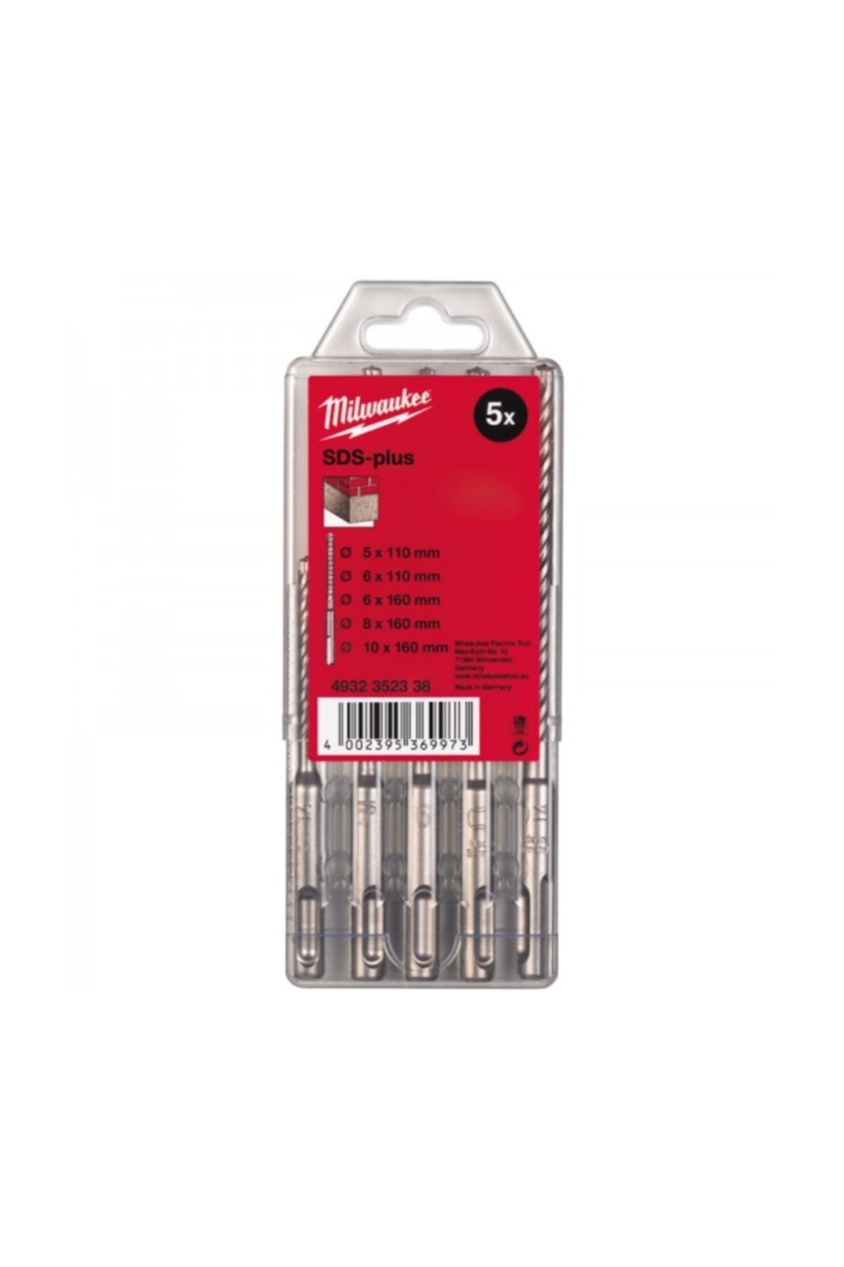 SDS-PLUS MATKAP UÇ SETİ 5 PARÇA MS2 SERİ 2 ELMAS