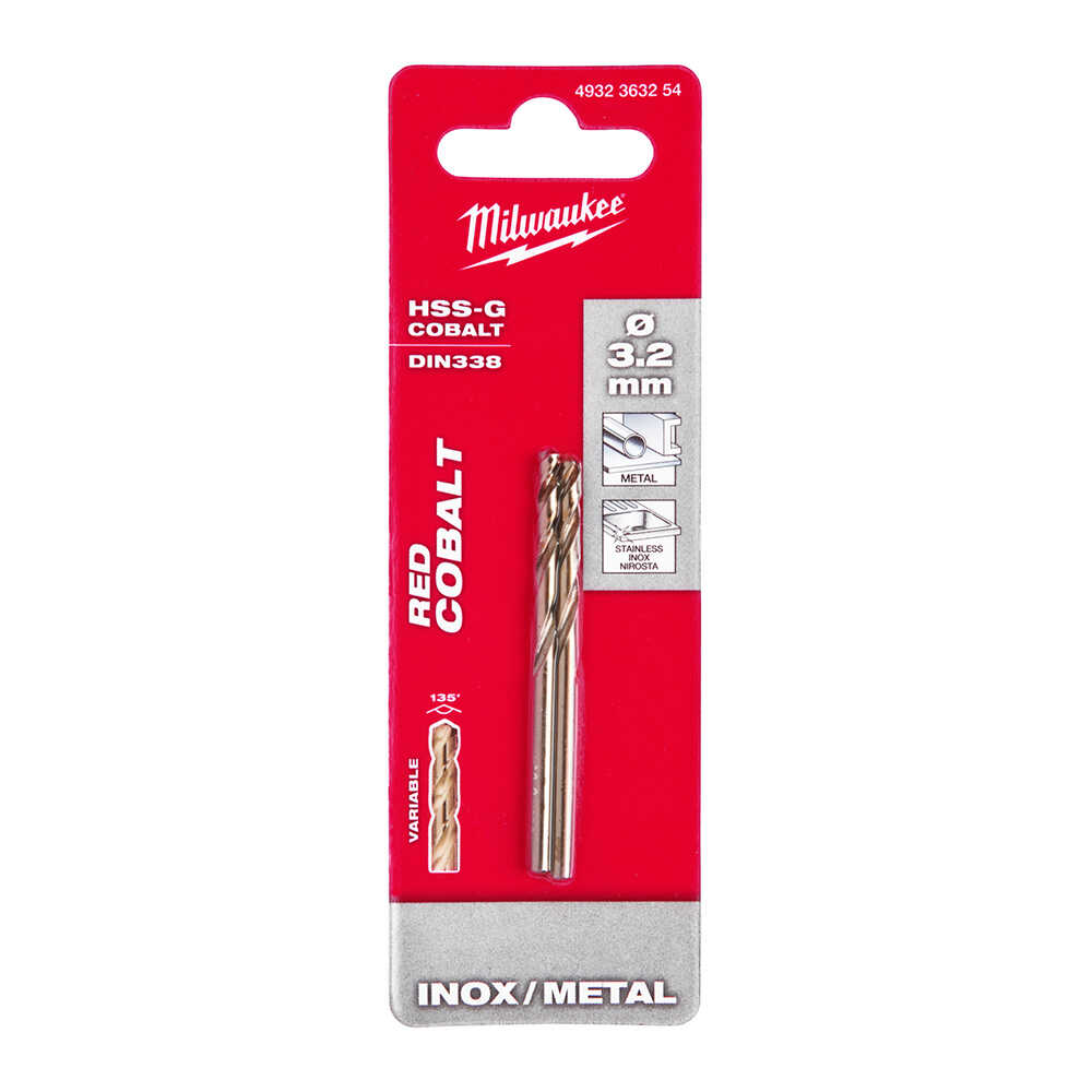 METAL MATKAP UCU HSS-G CO(ALTIN SERİ)3,2x65mm 2Lİ