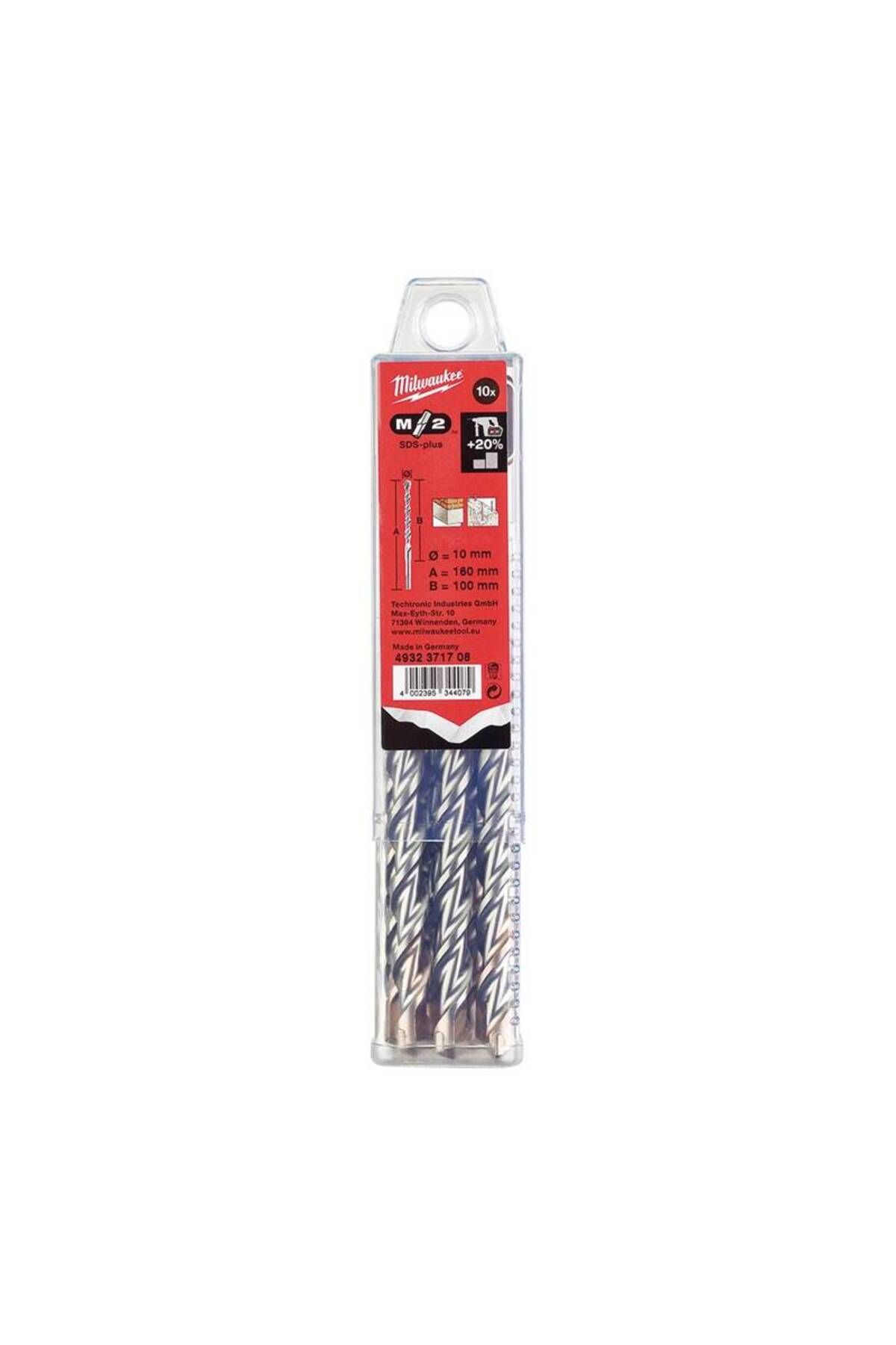 SDS-PLUS 10x160 MATKAP UCU MS2 SERİ 10LU PKT