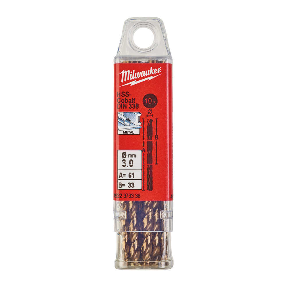 METAL MATKAP UCU HSS-G CO(ALT SERİ)3,0X 61mm 10LU