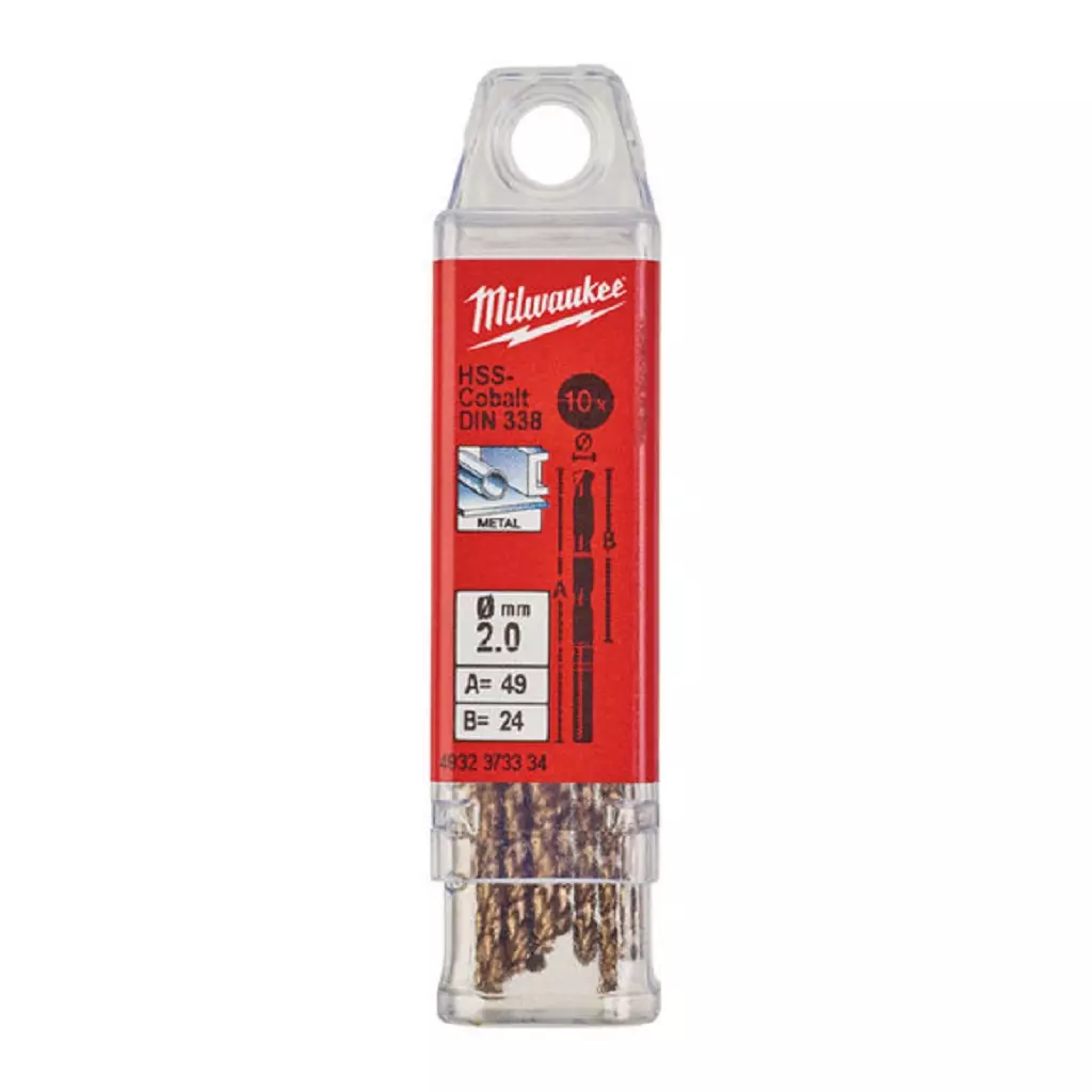 METAL MATKAP UCU HSS-G CO(ALT SERİ)2,0X49mm 10LU