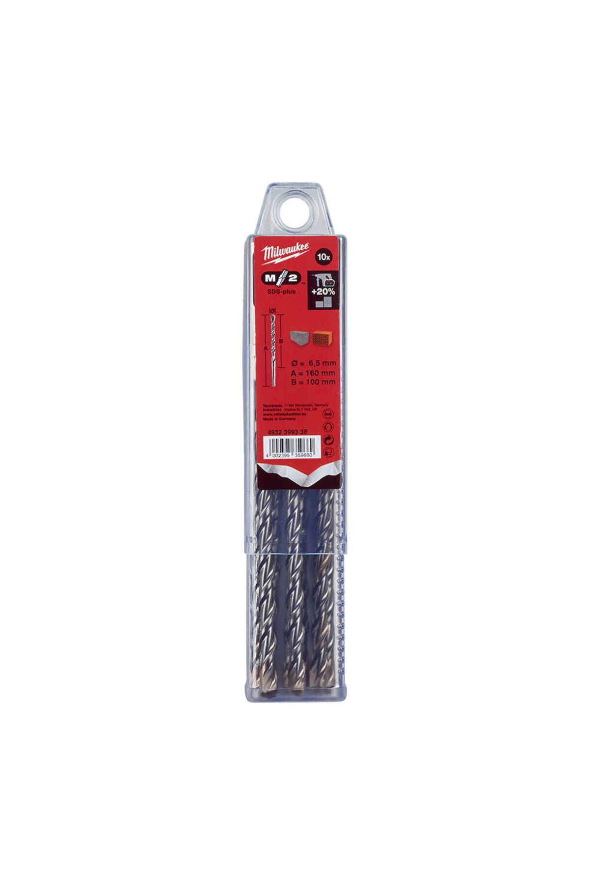 SDS-PLUS 6,5x160 MATKAP UCU MS2 SERİ 10LU PKT