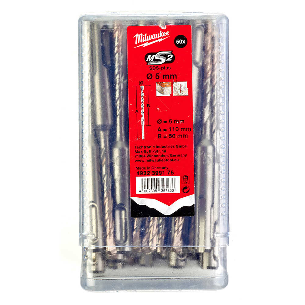 SDS-PLUS 5x110 MATKAP UCU MS2 SERİ 50Lİ PKT
