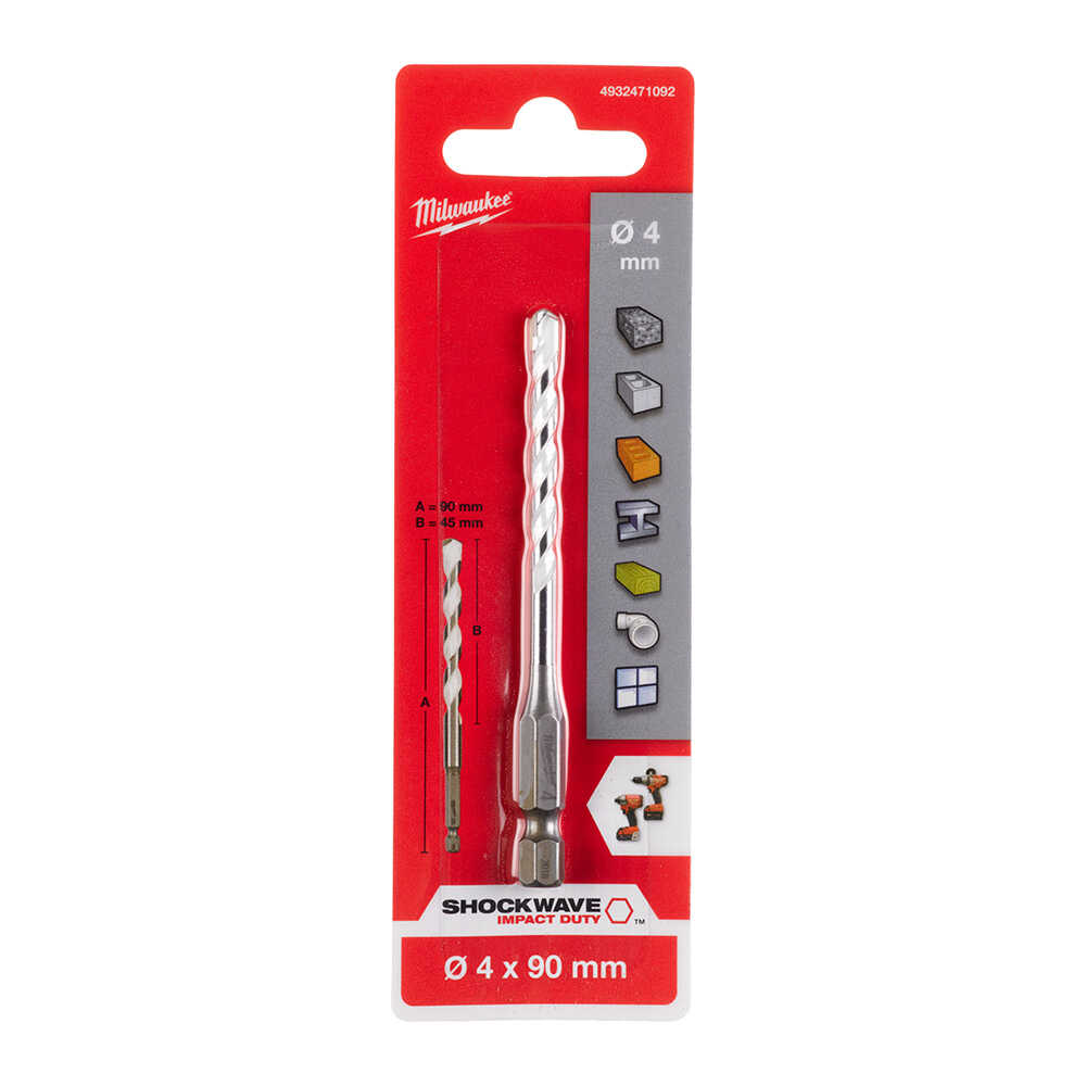 MULTİ BETON MATKAP UCU HEX GİRİŞLİ 4x45mm