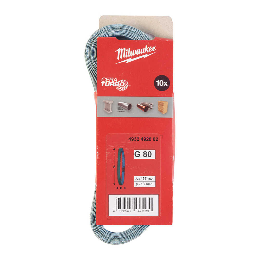 ŞERİT BANT ZIMPARA 13x457 G80-10ADET