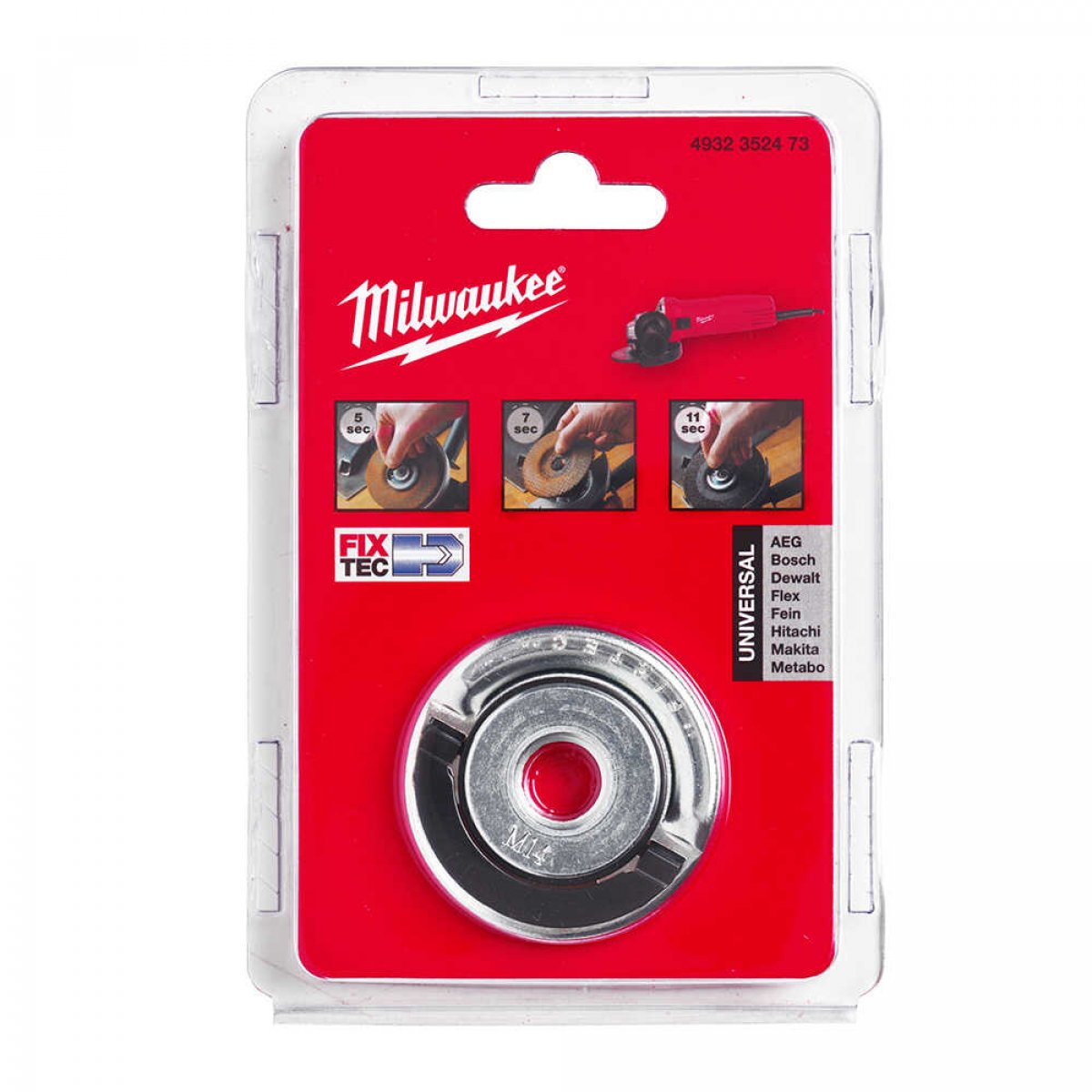 TAŞLAMA FLANŞI FIXTEC MILWAUKEE